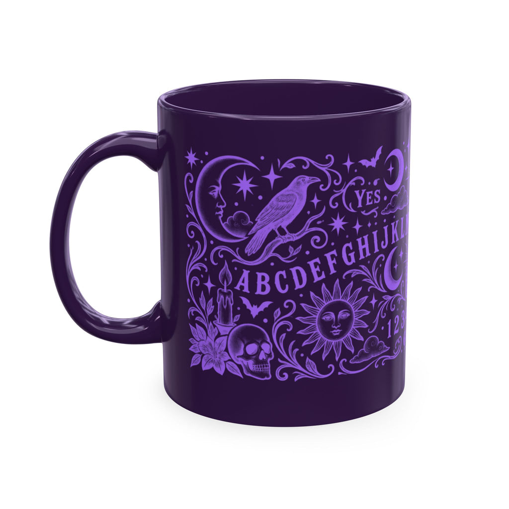 Ouija Board Ceramic Mug — Mystic Planchette Coffee Cup