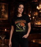 Bad Influence Excellent Taste T-shirt | Witch Pinup Graphic Tee