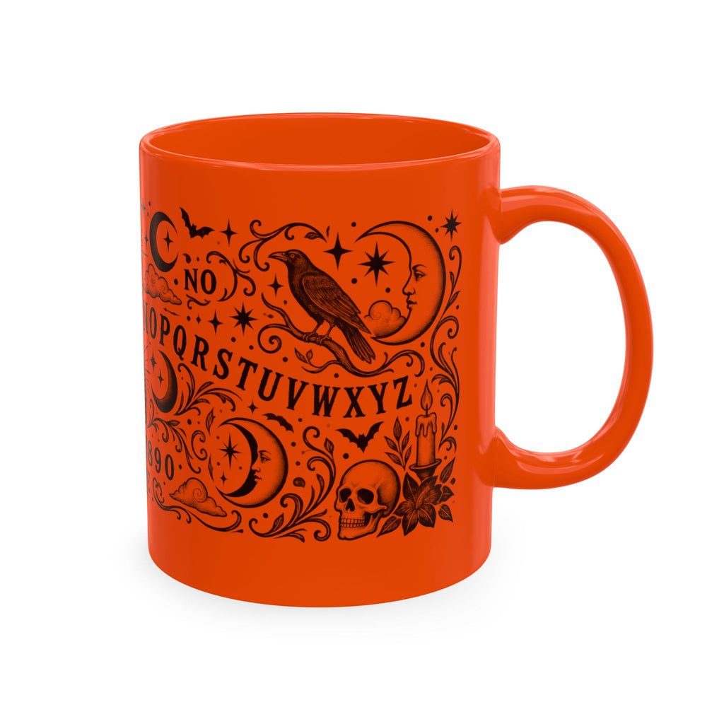 Ouija Board Ceramic Mug — Mystic Planchette Coffee Cup