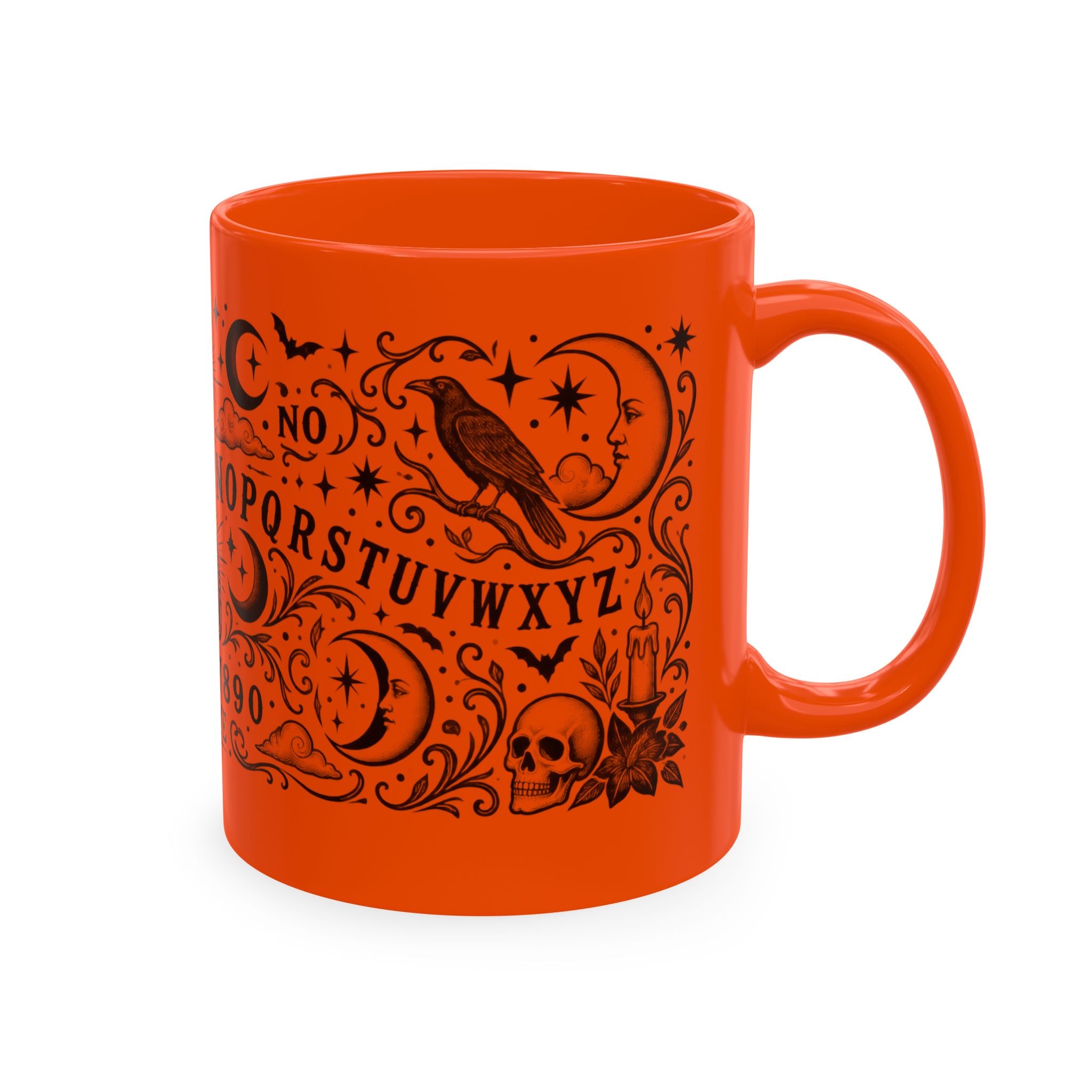 Ouija Board Ceramic Mug — Mystic Planchette Coffee Cup
