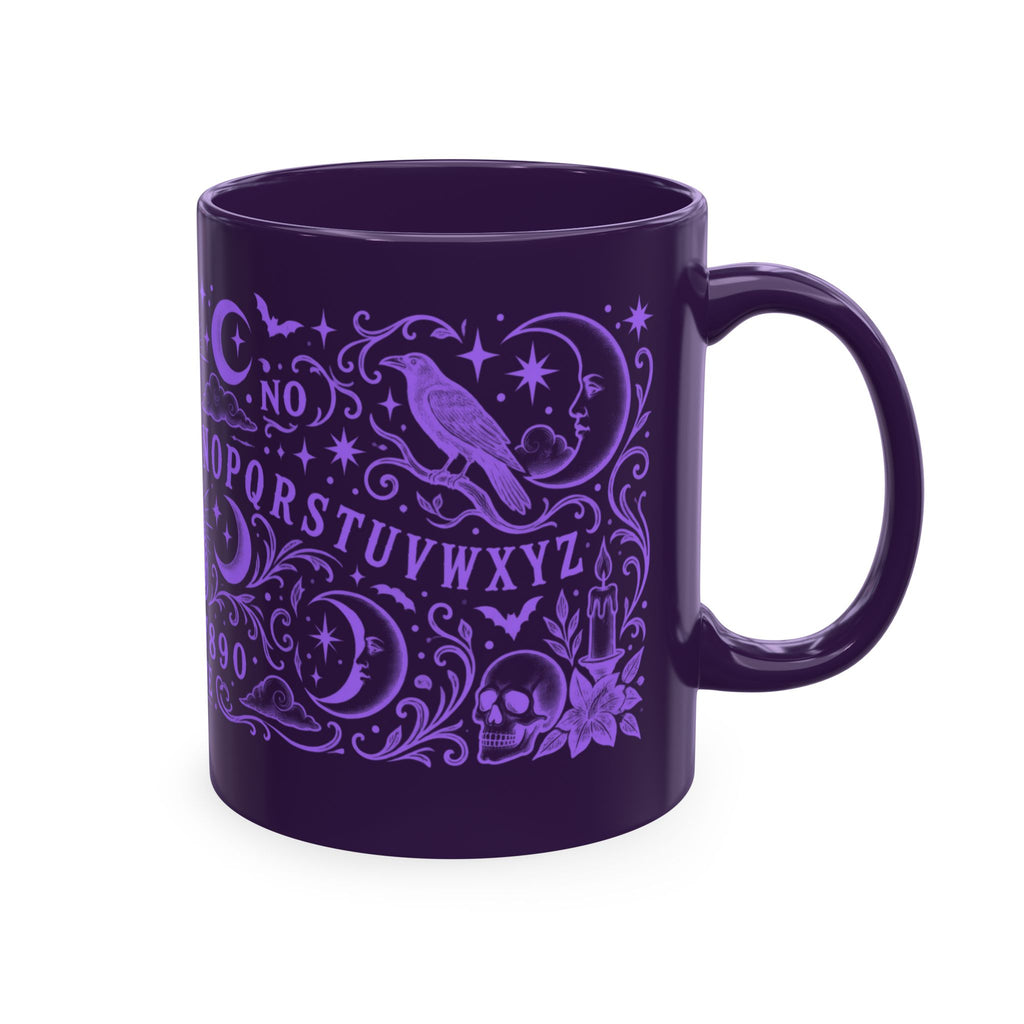 Ouija Board Ceramic Mug — Mystic Planchette Coffee Cup