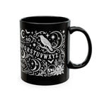 Ouija Board Ceramic Mug — Mystic Planchette Coffee Cup