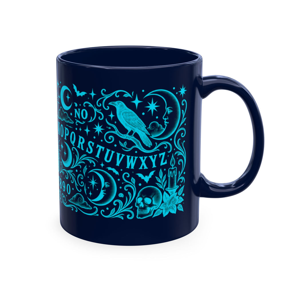 Ouija Board Ceramic Mug — Mystic Planchette Coffee Cup