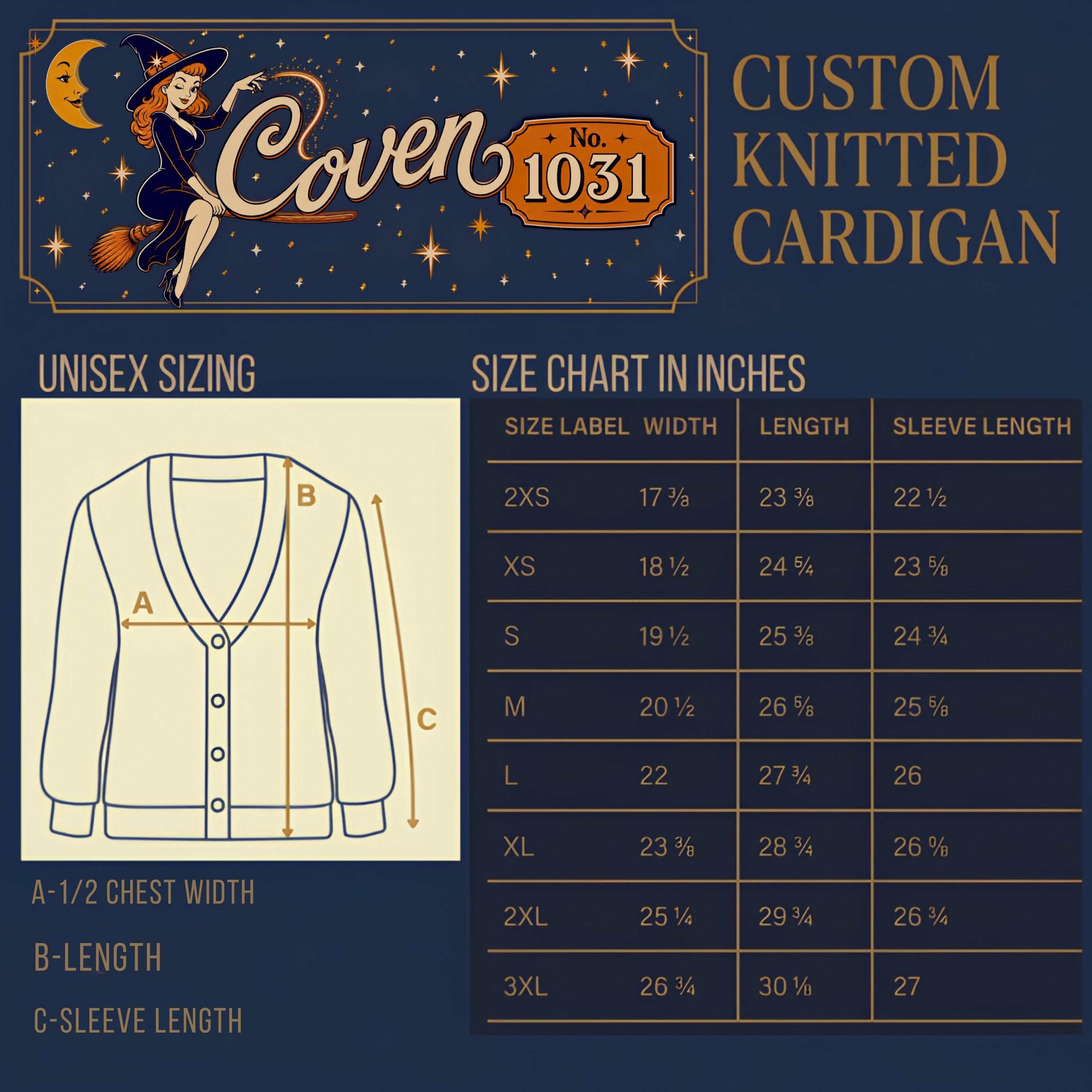 Witch’s Apothecary Knit Unisex Cardigan