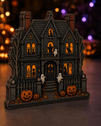 Haunted House Wood Standee