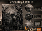 Custom Dog Witch Portrait, Personalized Halloween Pet Poster (Digital Download)